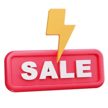 Vente flash  3D Icon