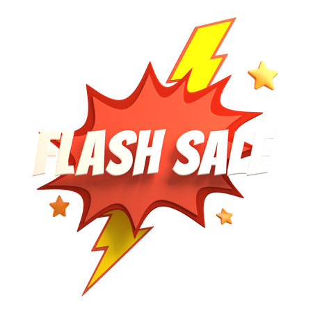 Vente flash  3D Icon