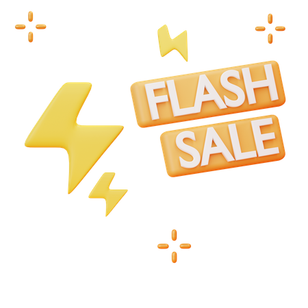 Vente flash  3D Icon