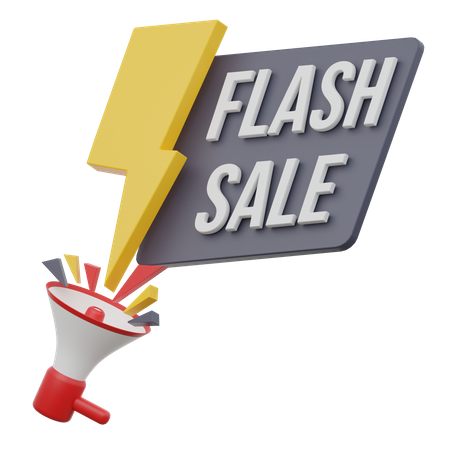 Vente flash  3D Icon