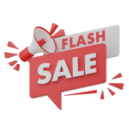 Vente flash  3D Icon