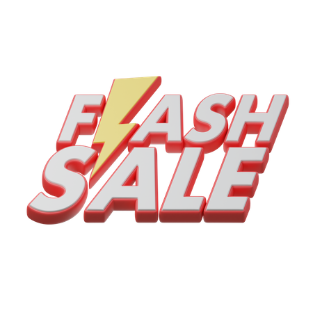 Vente flash  3D Icon