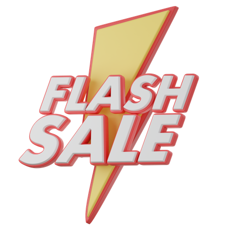 Vente flash  3D Icon