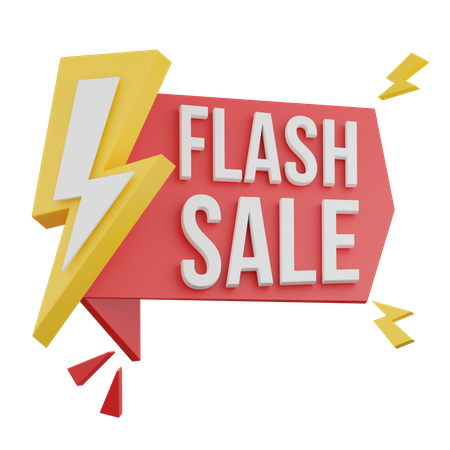 Vente flash  3D Icon