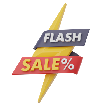 Vente flash  3D Icon