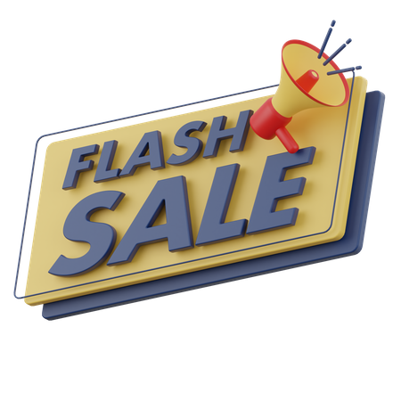 Vente flash  3D Icon