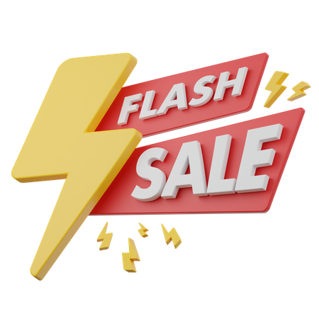 Vente flash  3D Icon