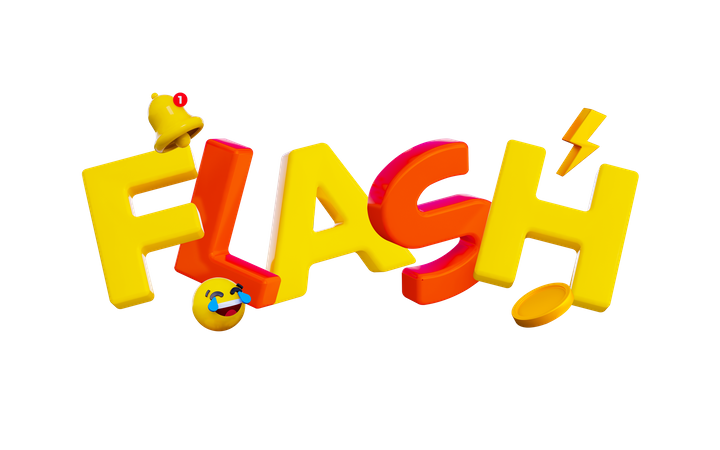 Vente flash  3D Illustration