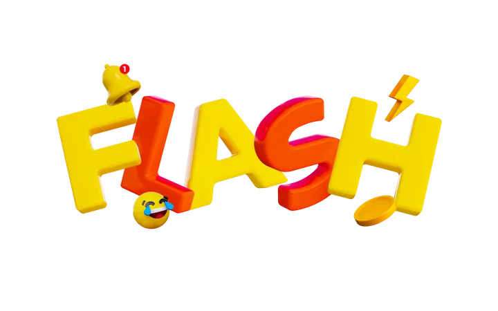 Vente flash  3D Illustration