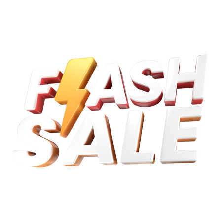 Vente flash  3D Icon