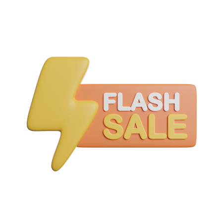 Vente flash  3D Icon