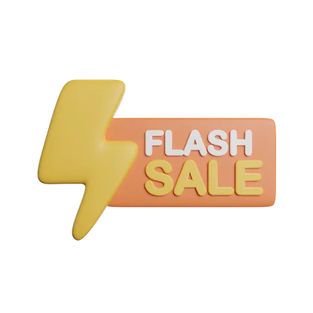 Vente flash  3D Icon