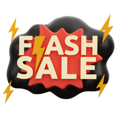 Vente flash  3D Icon