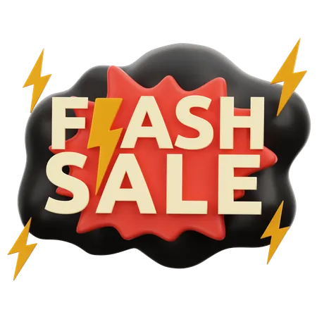 Vente flash  3D Icon