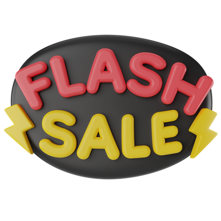 Vente flash  3D Icon