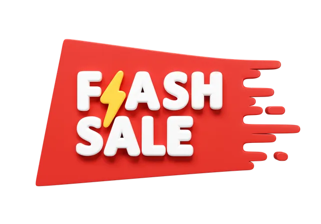 Vente flash  3D Icon