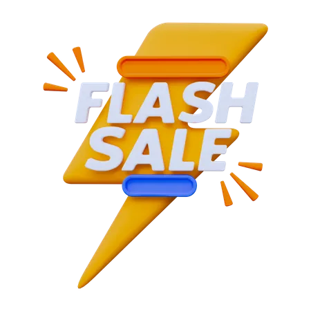 Vente flash  3D Icon