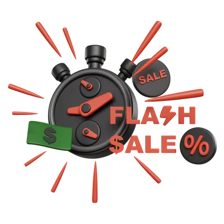 Vente flash  3D Icon