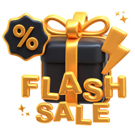 Vente flash  3D Icon