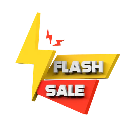 Achats en vente flash  3D Icon