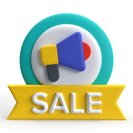 Marketing de vente  3D Icon