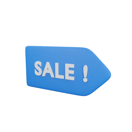 Étiquette de vente  3D Icon