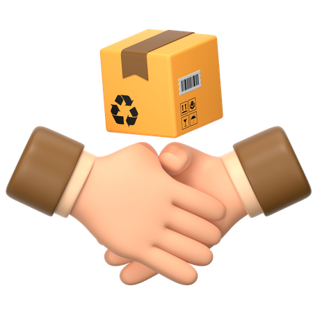 Collaboration commerciale  3D Icon