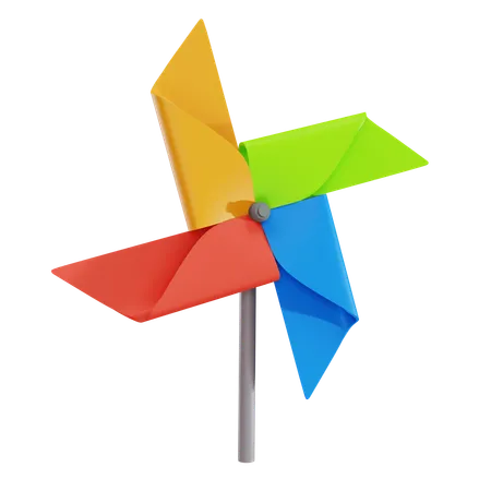 Fã de catavento de origami  3D Icon