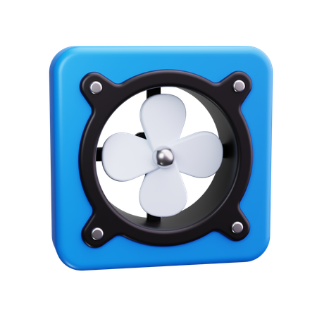 Ventilador  3D Icon