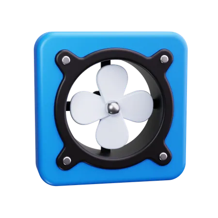 Ventilador  3D Icon