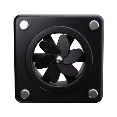 Ventilador  3D Icon