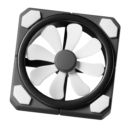 Ventilador  3D Icon