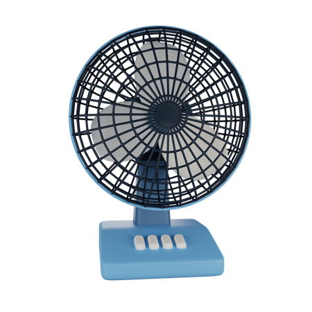 Ventilador eléctrico  3D Illustration