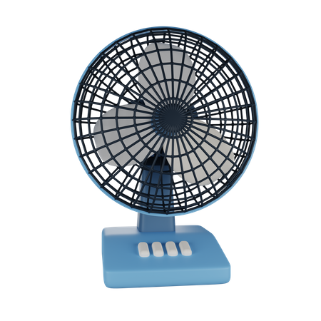 Ventilador elétrico  3D Illustration