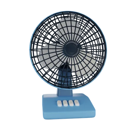 Ventilador elétrico  3D Illustration