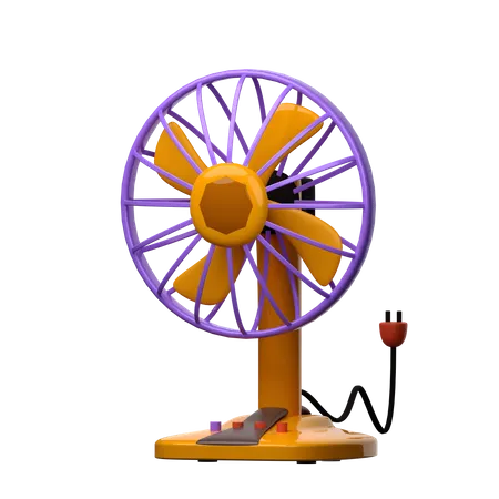 Ventilador elétrico  3D Icon