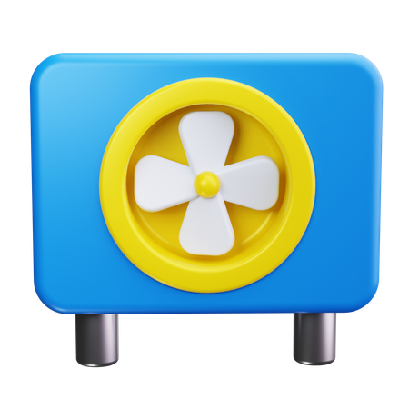 Ventilador industrial  3D Icon