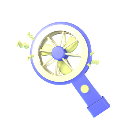 Ventilador portátil  3D Icon