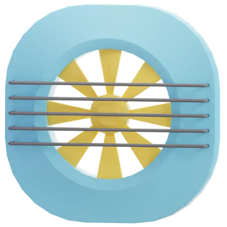 Ventiladores de estufa  3D Icon