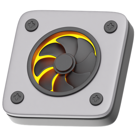 Ventilateur  3D Icon