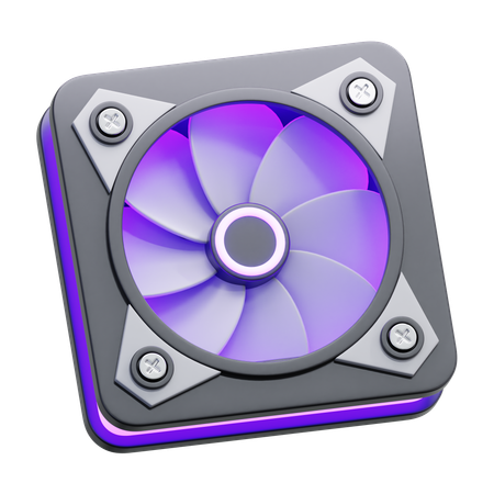 Ventilateur  3D Icon