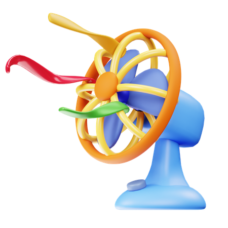 Ventilateur  3D Icon