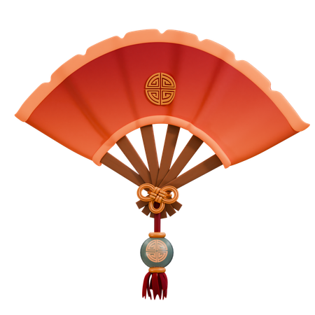 Éventail chinois  3D Icon