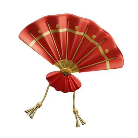 Éventail chinois  3D Icon