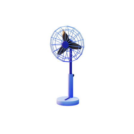 Ventilateur de table  3D Illustration