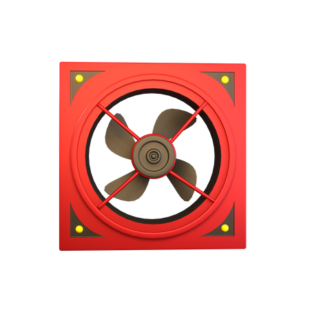 Ventilateur industriel  3D Icon
