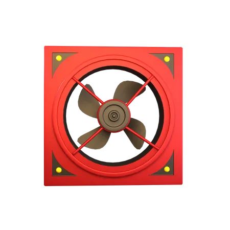 Ventilateur industriel  3D Icon