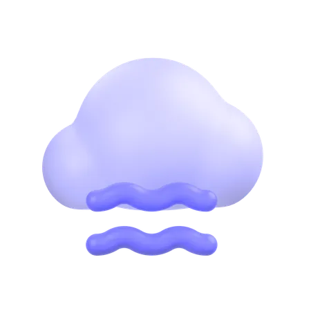 Nube  3D Icon