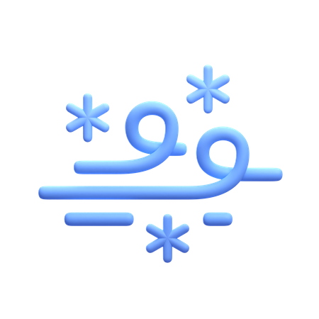 Neve ventosa  3D Icon