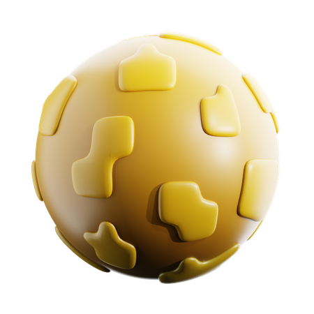 Venus Planet  3D Icon